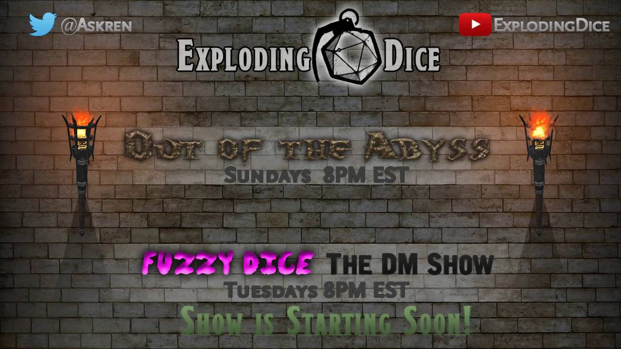 FUZZY DICE: DM Show - Special Guest: Dungeon Master's Block!