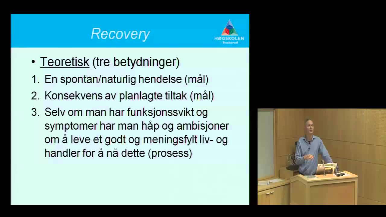 Stian Biong: Hvordan jobbe med recovery i et ROP-perspektiv?