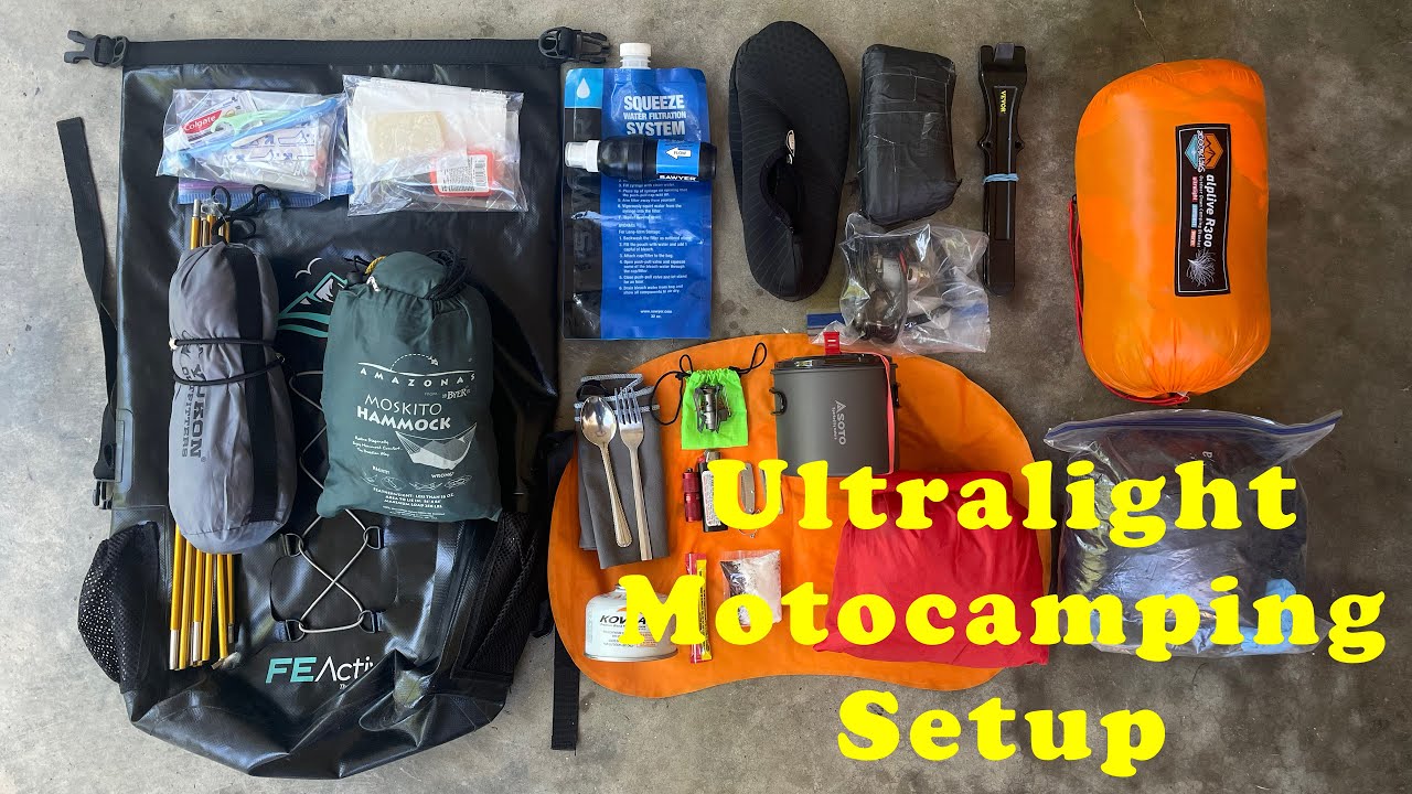 How To Motorcycle Camp The Light And Easy Way