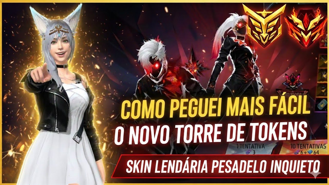 Revelei Segredo para Pegar a Skin do Torre de Tokens FUNCIONA MESMO
