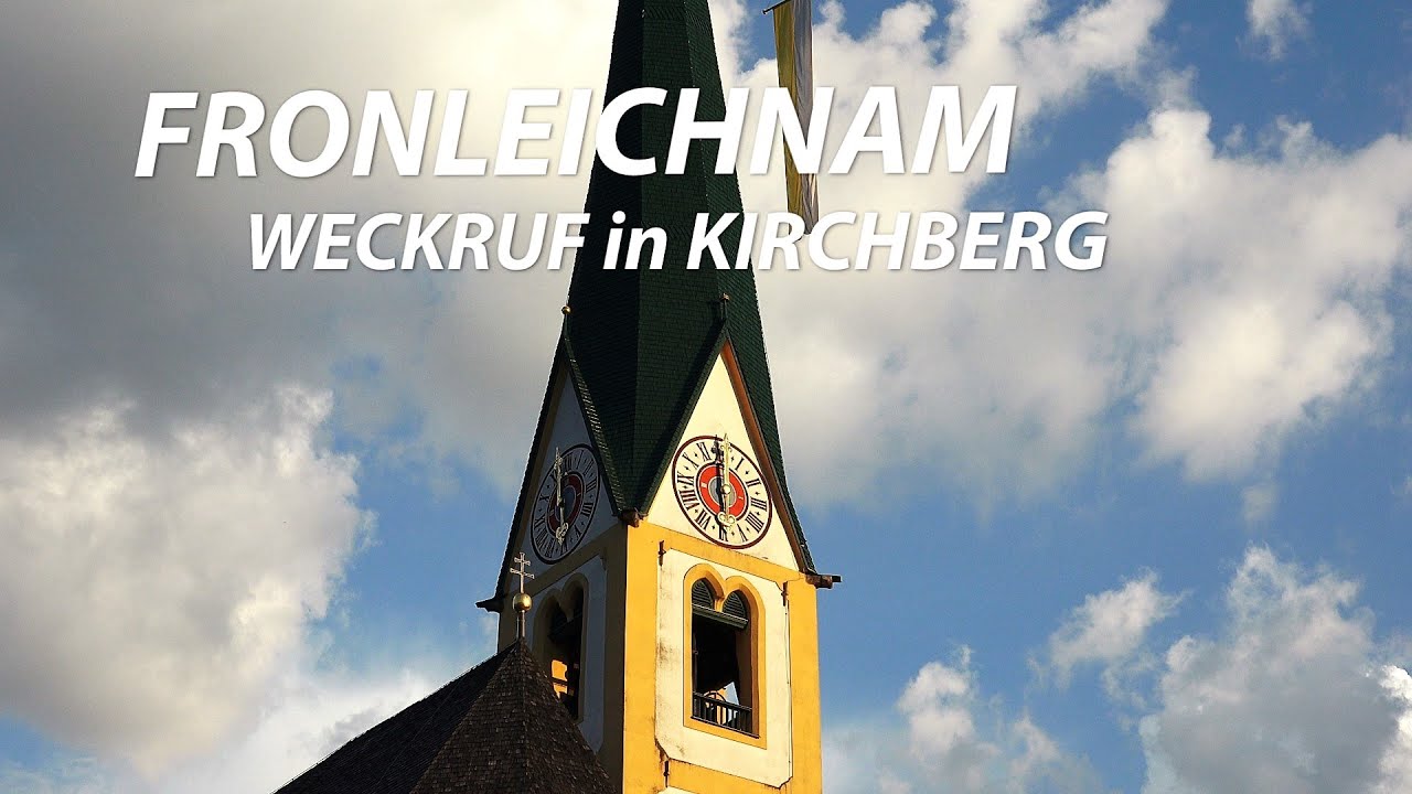Weckruf mit Böller zu Fronleichnam in Kirchberg in Tirol
