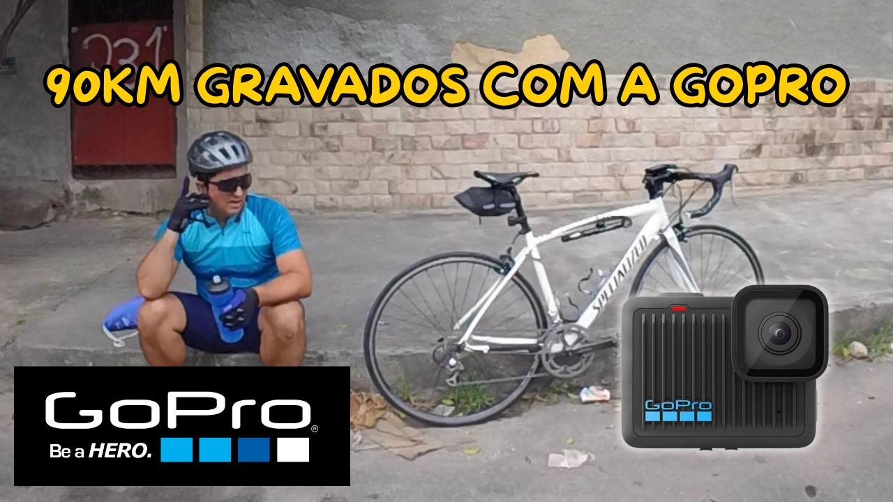 90KM COM A NOVA GOPRO HERO 4K: Ela aguentou o pedal inteiro?