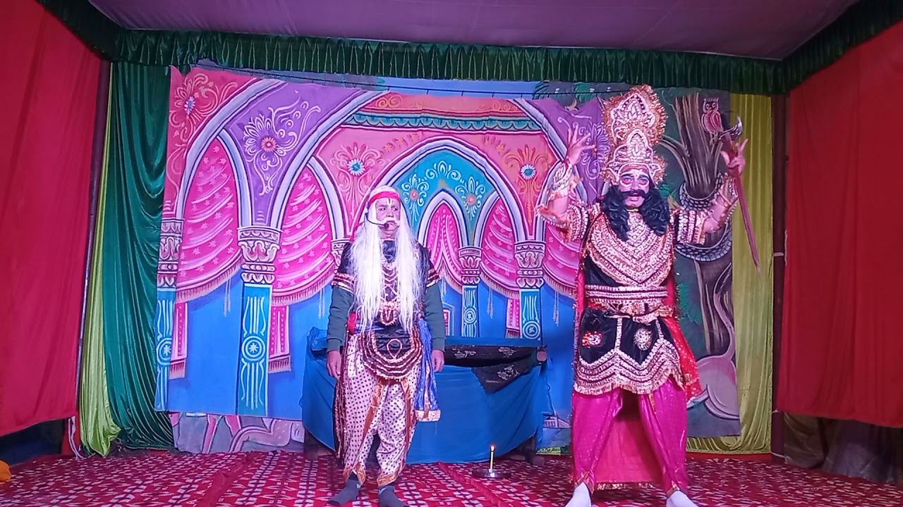 सुन मारीच निशाचर भाई चल मोरे संग जहा रघुराई रावण# मारीच# रामलीला# समिति थापला द्वारा