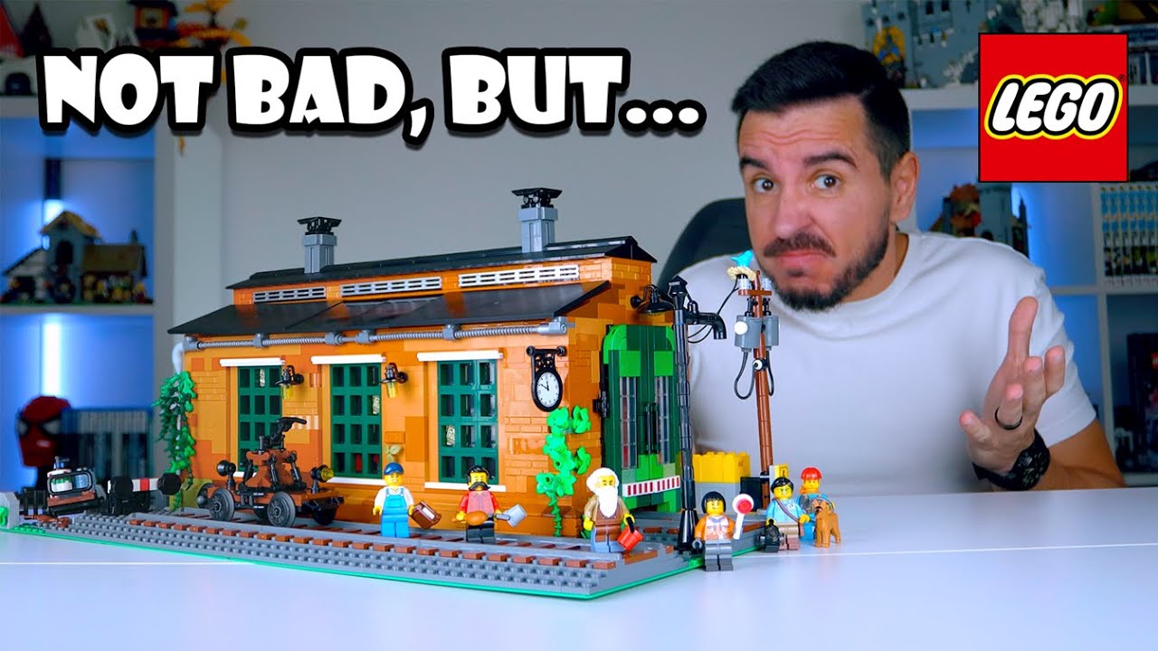 Something is missing! || LEGO/Bricklink 910033 Old Train Engine Shed Review