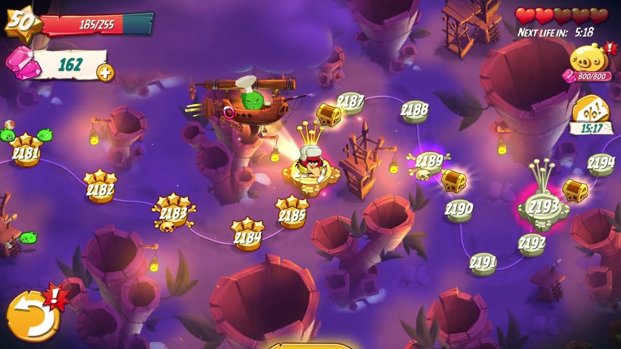 Angry Birds 2 level 2186
