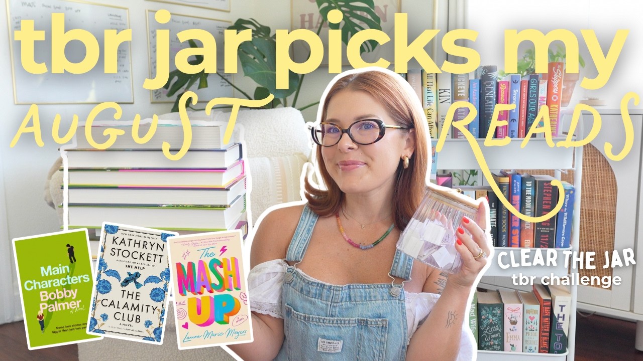 TBR jar chooses my *best* TBR all year! 📖🌟🫙 my august TBR | clear the jar episode 01