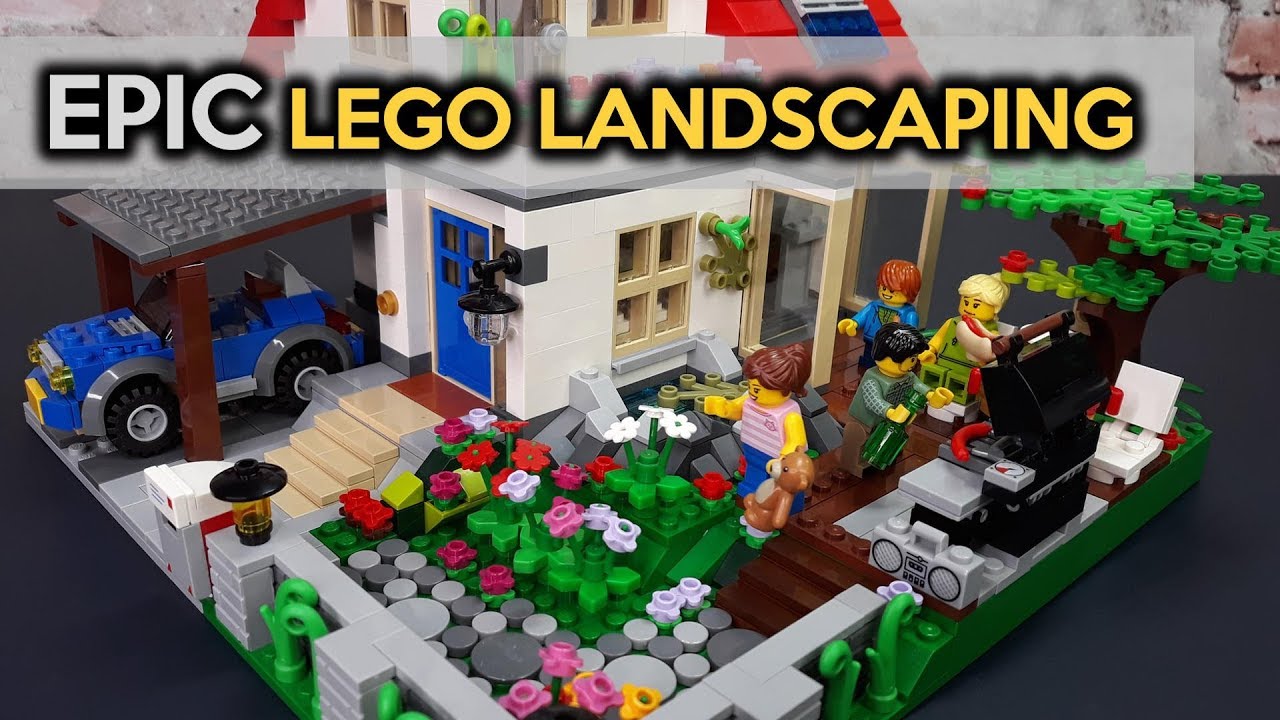 Building an EPIC Lego Garden