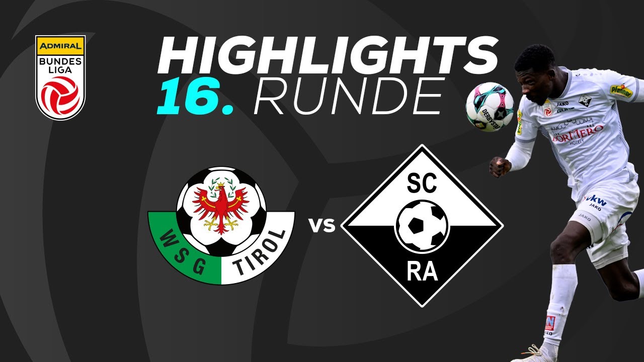 WSG Tirol - SCR Altach 16. Runde ADMIRAL Bundesliga 2025/26