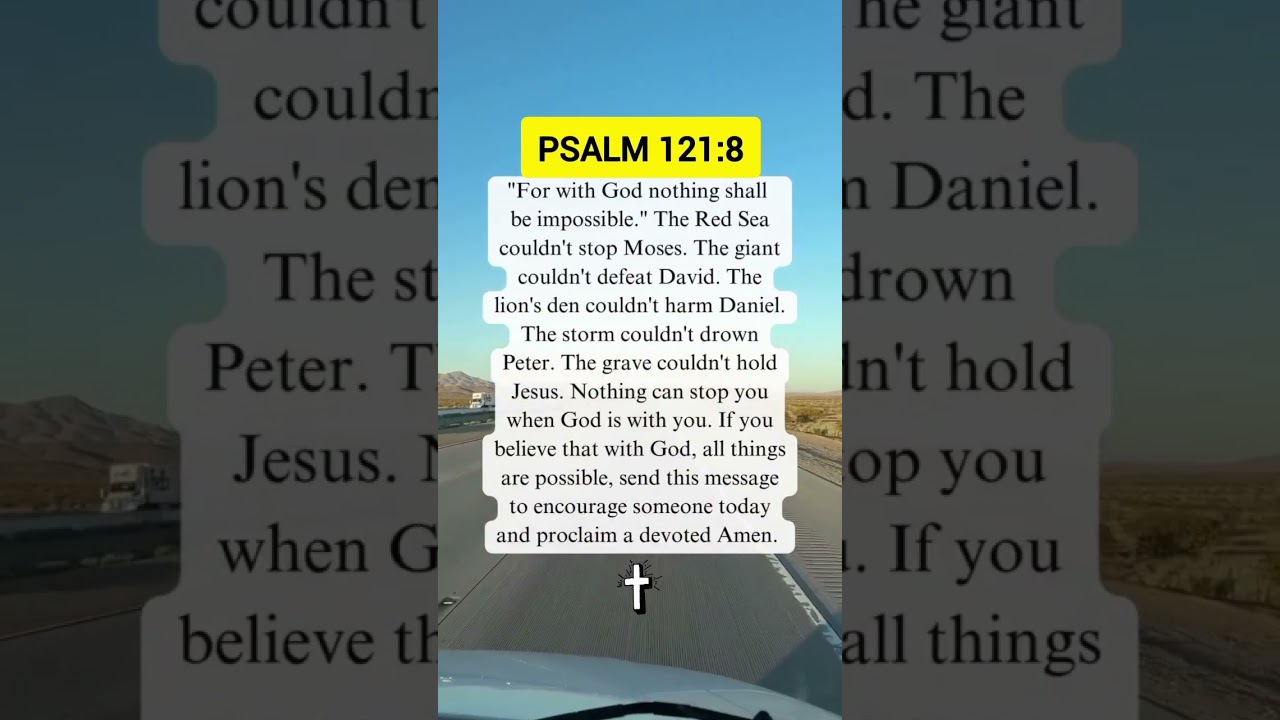 PSALM 121 #amen #prayer #bibleverse #faith #jesuslovesyou #jesus #gospel #grace #shortvideo #shorts
