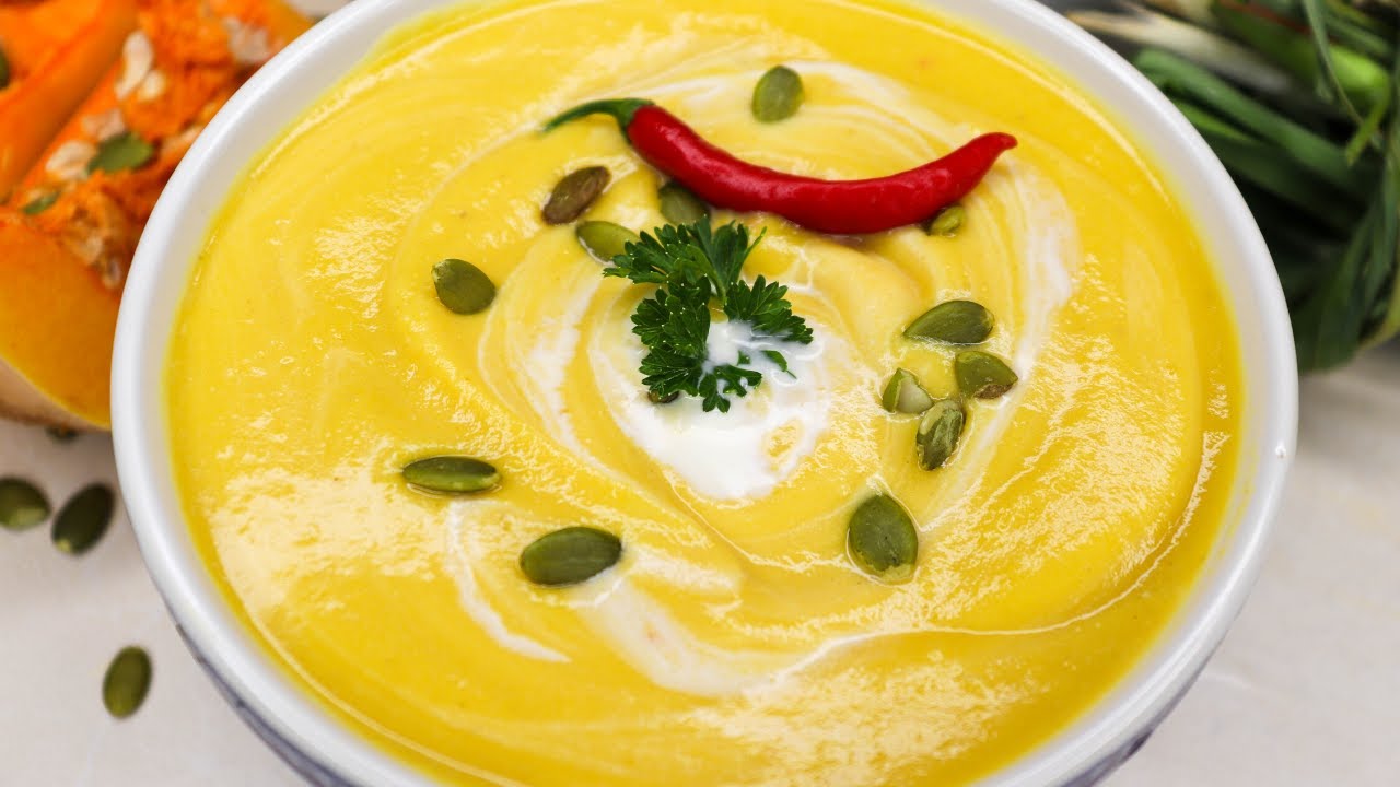 Thai Pumpkin and Sweet Potato Soup