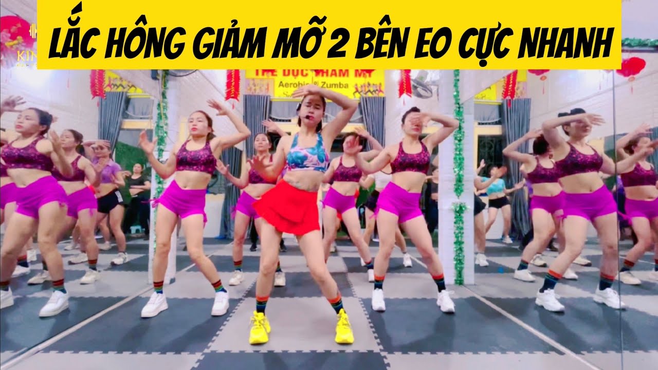 Bài Lắc Hông Giảm Mỡ 2 Bên Eo Cực Nhanh | Săn Chắc Cơ Liên Sườn.