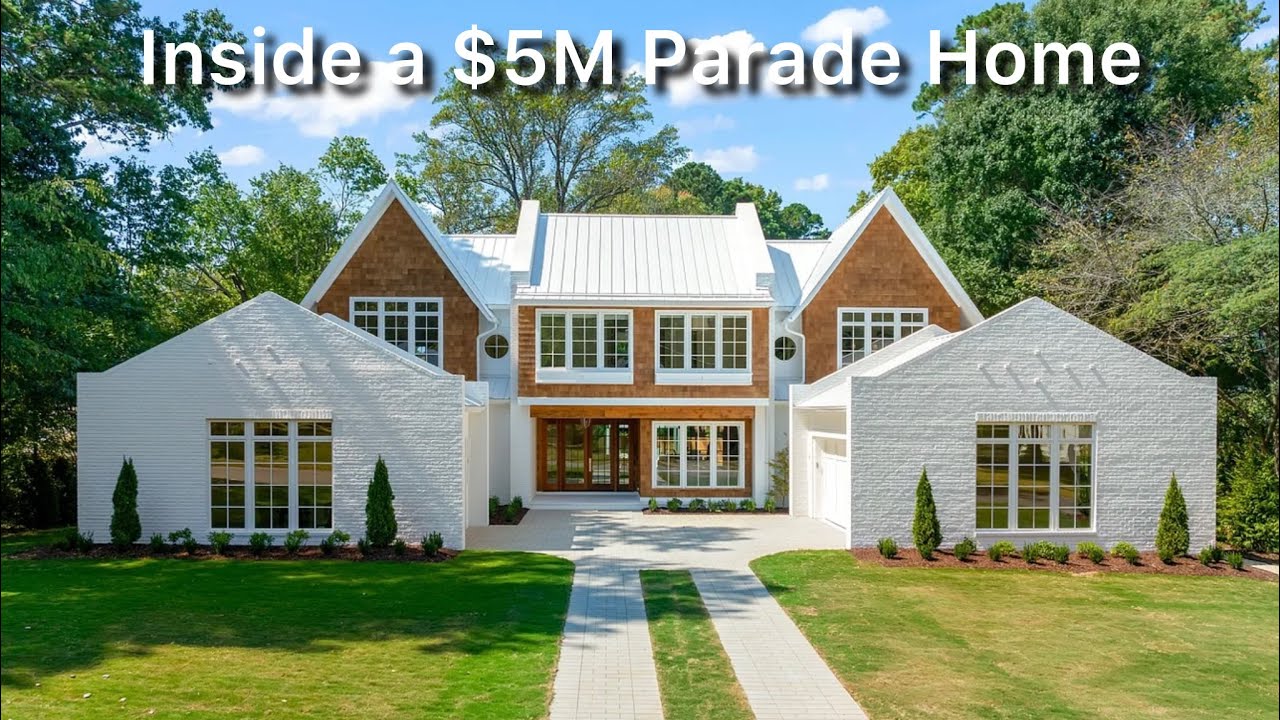 ПОСЕТИТЕ ПОТРЯСАЮЩИЙ РОСКОШНЫЙ Особняк Raleigh Parade of Homes стоимостью 5 000 000 долларов!
