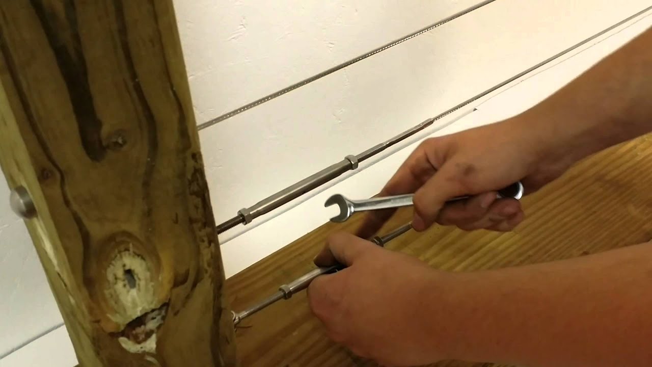 Re-tighten turnbuckles