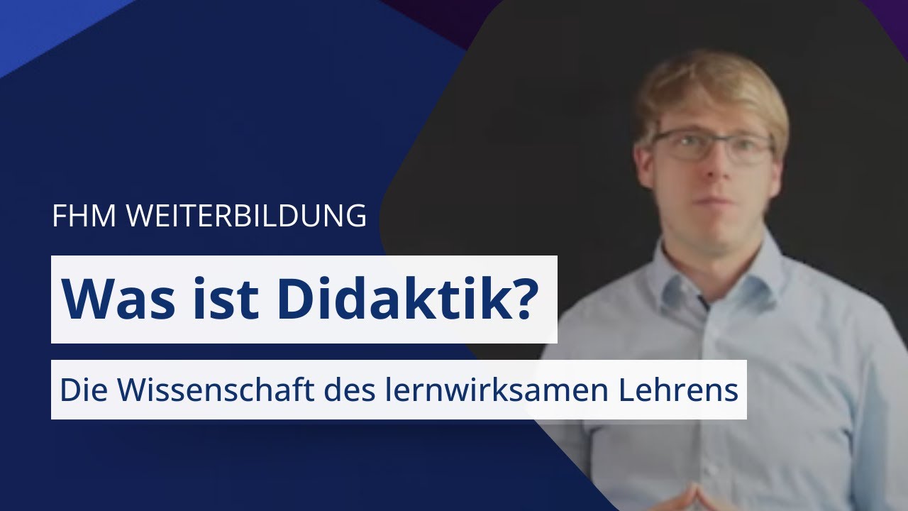 Was ist Didaktik: Ein Beispiel aus der Weiterbildung 