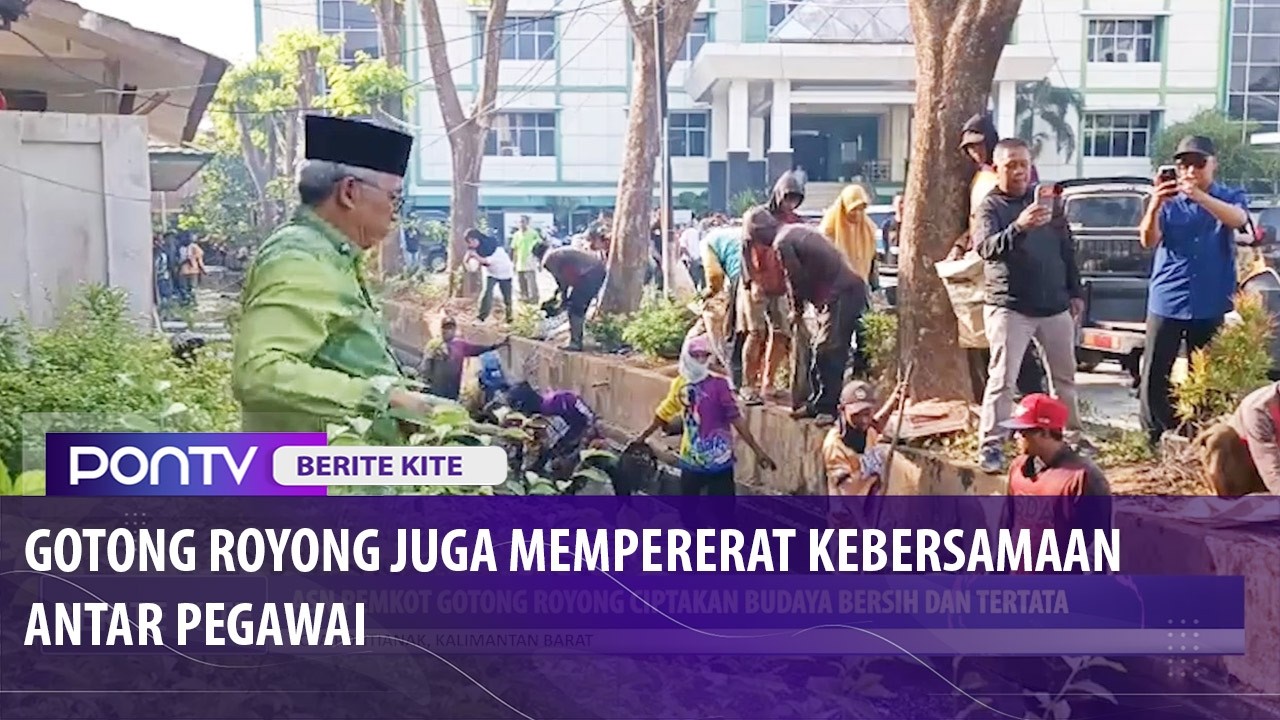 ASN Pemkot Gotong Royong Ciptakan Budaya Bersih Dan Tertata