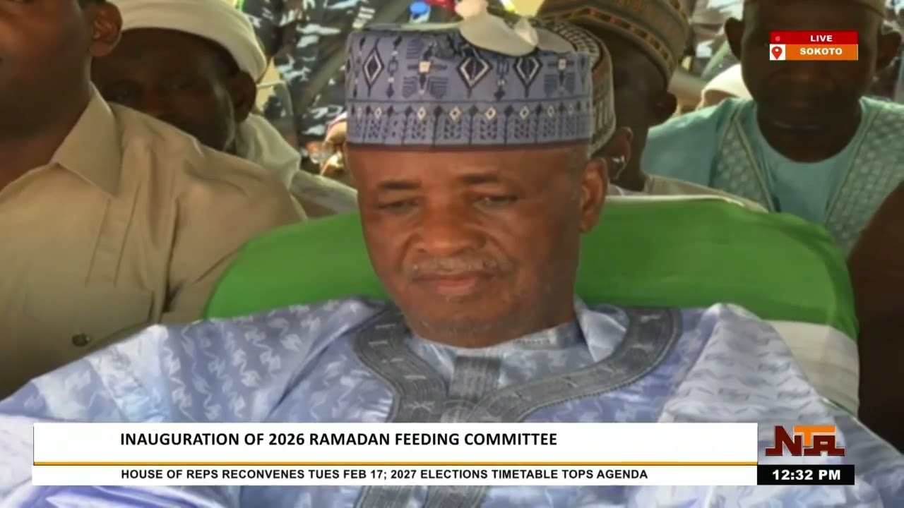 Inauguration 2026 Ramadan Feeding Committee in Sokoto | 15 February 2026 | NTA