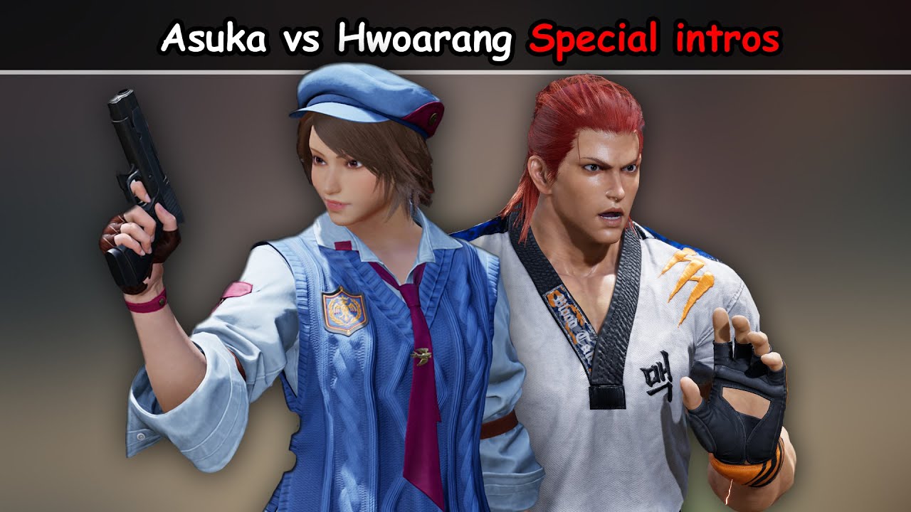 Tekken 8 – Hwoarang vs Asuka (Special Intros) | Body Swap