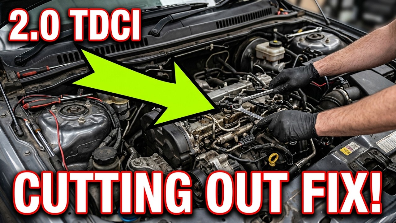 Jaguar X-Type 2.0 TDCI glow plug light flashing, limp mode and cutting out. Fault finding and repair