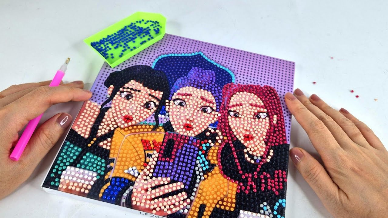 K-POP DEMON HUNTERS DIAMOND ART | SO SPARKLY & CUTE! ✨