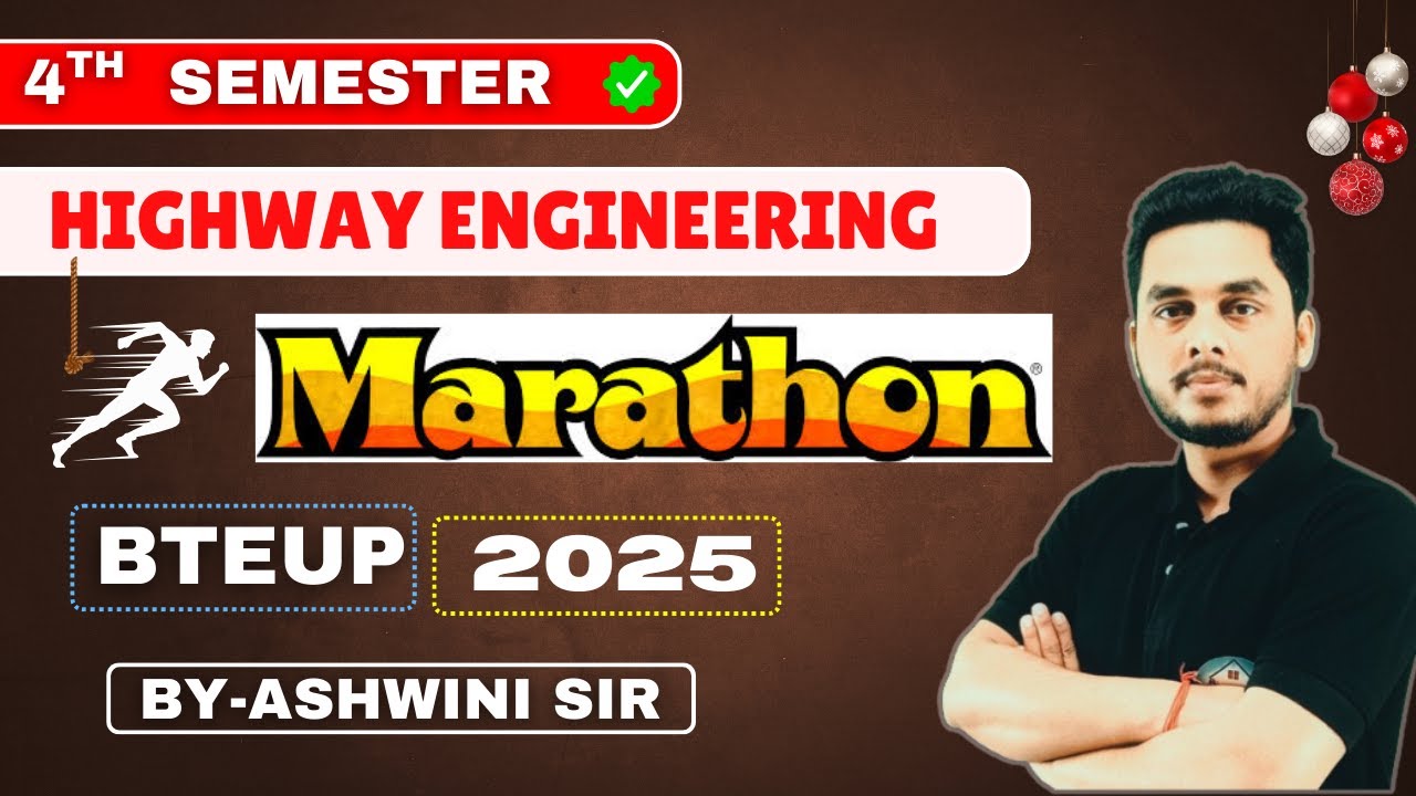 Highway Engineering Complete Revision || वरदान 4.0 || मैराथन Class
