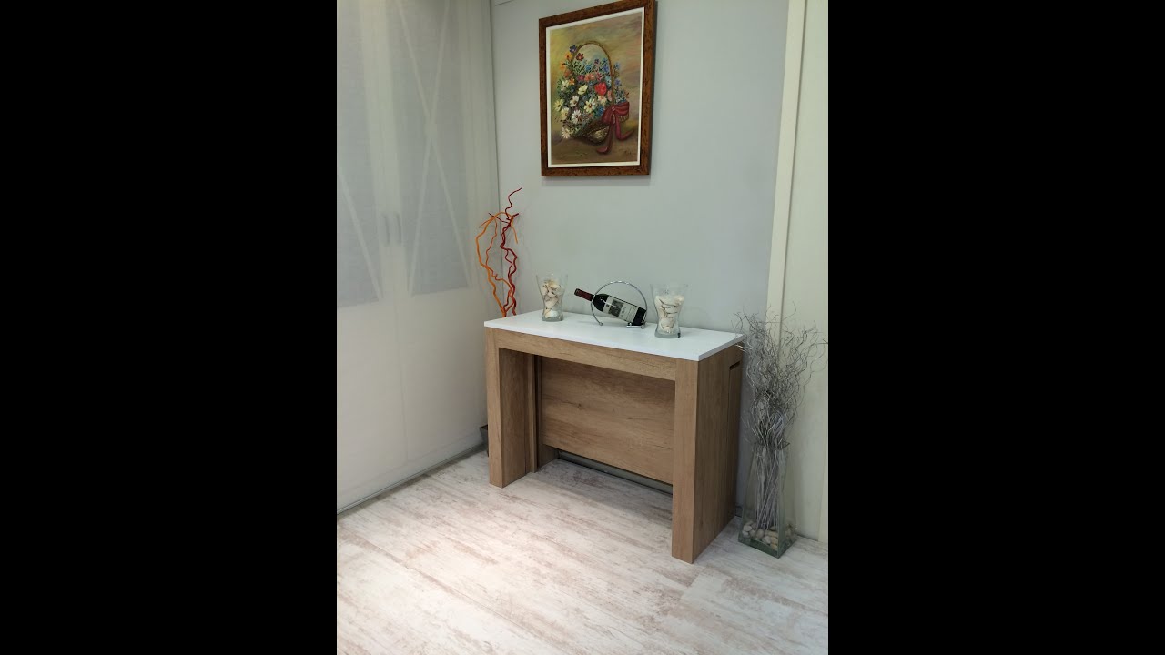 Mesa consola extensible nordica
