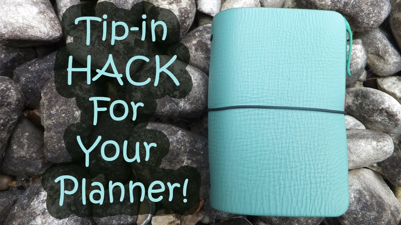 Tip-in HACK For Your Planner! | Traveler's Notebook