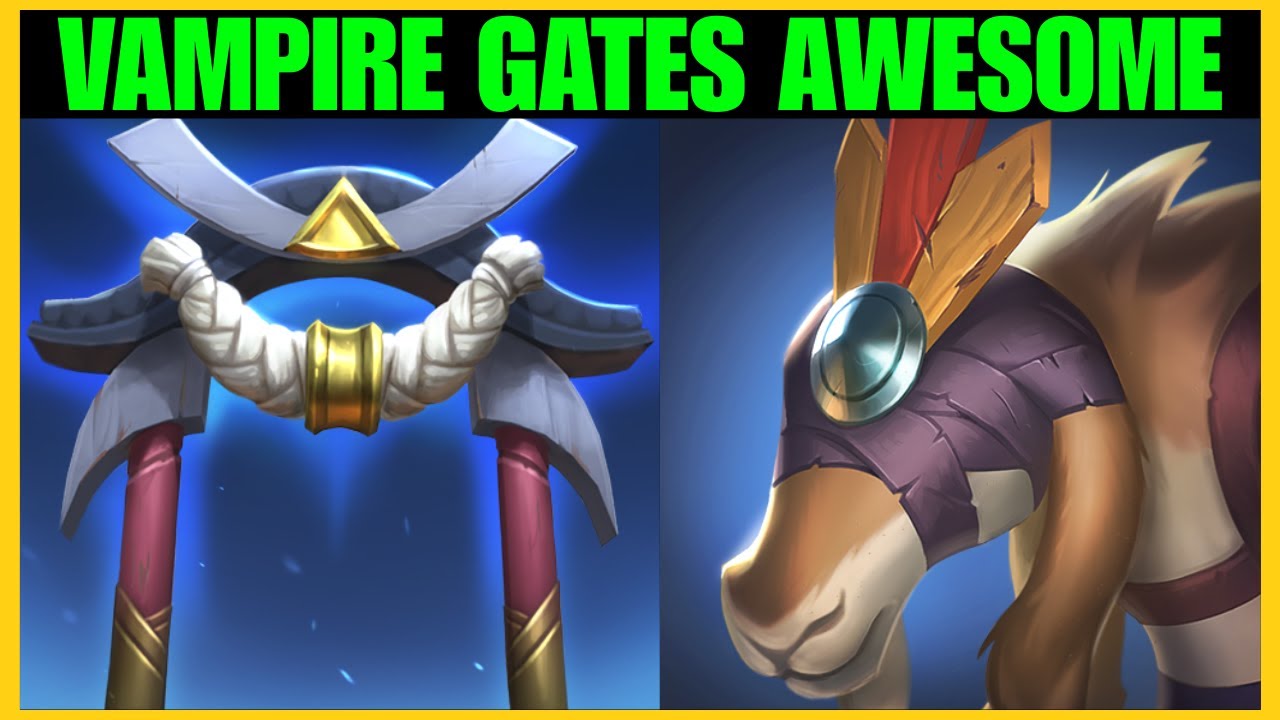 GATES WITH MAGICIAN AND VAMPIRE + PILGRIMS : Legion TD 2 Classic Superhero