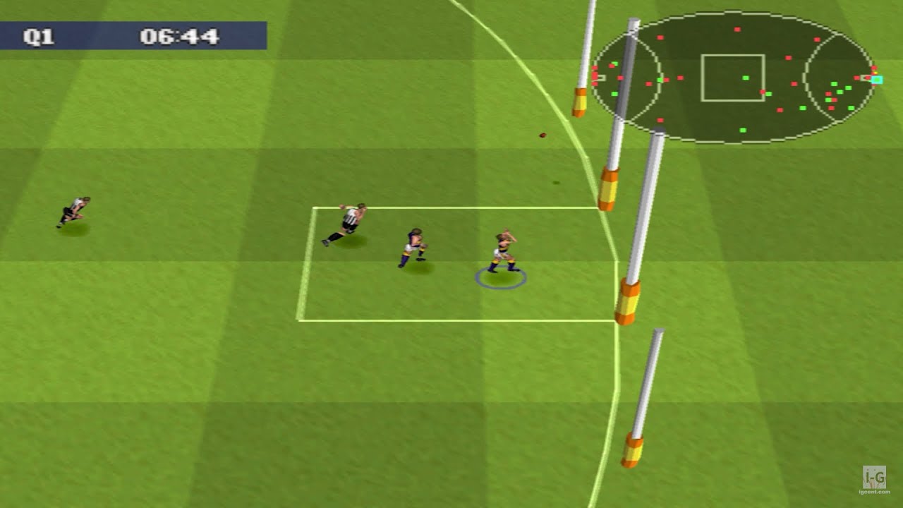 AFL 99 - PS1 Gameplay (4K60fps)