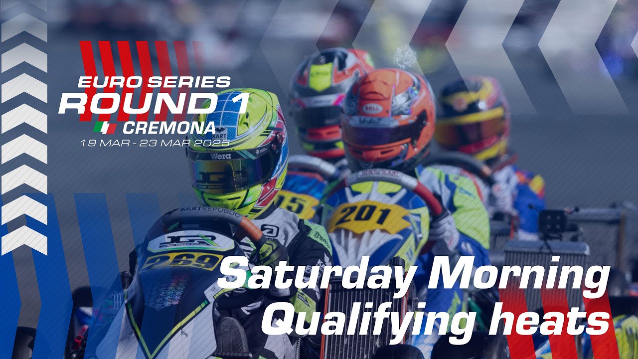 Saturday Morning Qualifying Heats | Round 1, Cremona, Italy | IAME Euro Series 2025