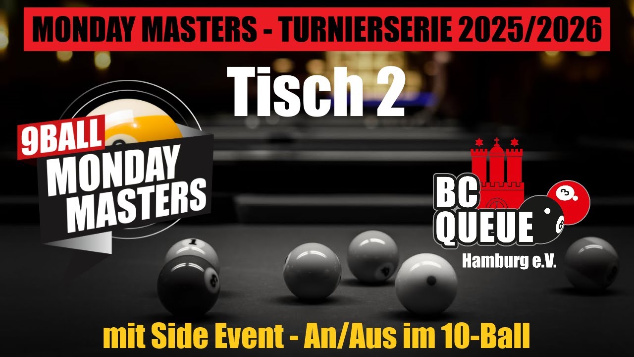 Tisch 2 - 26.01.26 - Monday Masters - Turnierserie 2025/2026