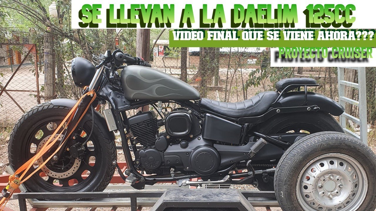 DAELIM DAYSTAR 125 terminada video final del proyecto se entrego al nuevo dueño, salgo a rodar!!!!