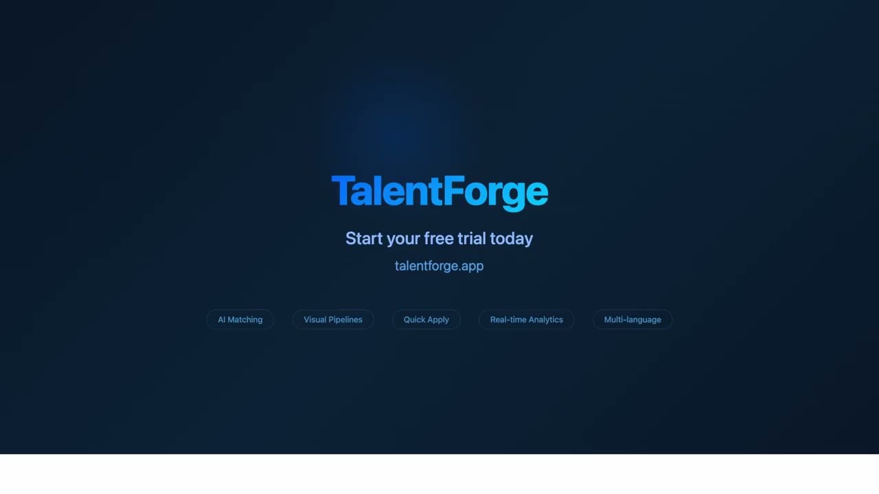 TalentForge Demo &mdash; AI-Powered Recruitment Platform for Staffing Agencies & Direct Hire