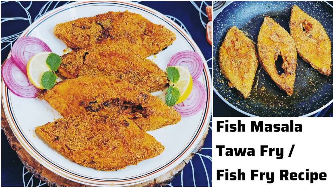 Fish Tawa Fry | Goan Fish Fry Recipe | Masala Fish Fry
