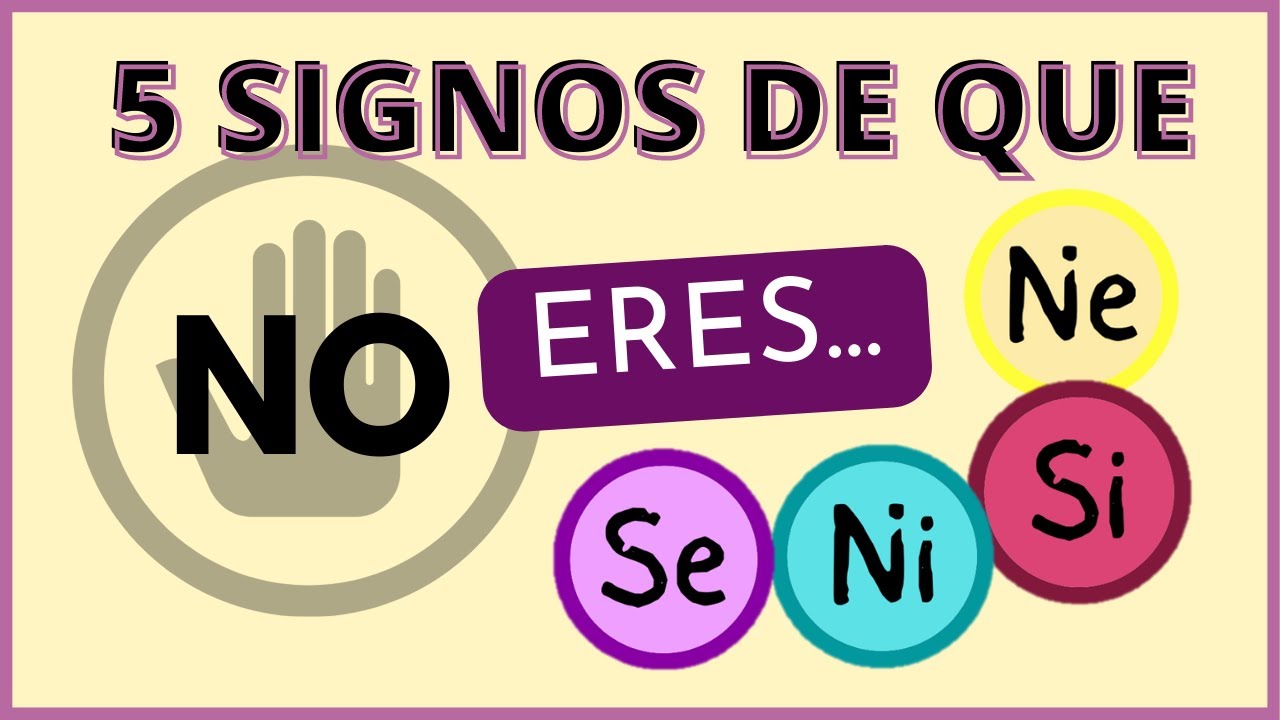 5 SIGNOS DE QUE NO ERES ExxP o IxxJ | MBTI Funciones cognitivas