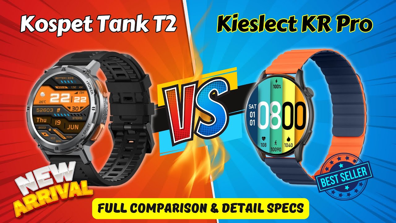Kospet Tank T2 vs Kieslect KR Pro: Which Smartwatch Offers More Value?@KospetGlobal ​#kieslect
