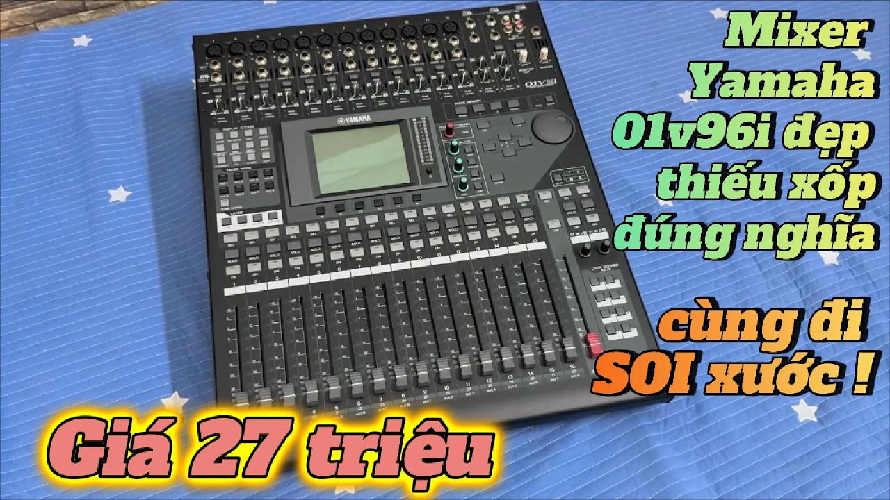 Mixer Yamaha 01V96i Mới Thiếu Xốp Giá Chỉ 27tr, Hàng Mới Như Này Hiếm Lắm, Xuất Nhật, Điện 100V
