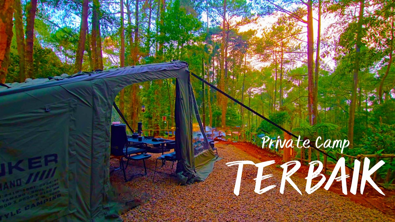 Terbaik | Camping Keluarga di Kavling Private WOOD FOREST Cikole | Jayagiri, Lembang, Bandung |