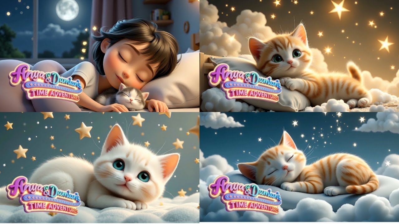 Kitty Lullabies 🐱💤  10 Minutes of Calm Sleep Music for Babies & Toddlers