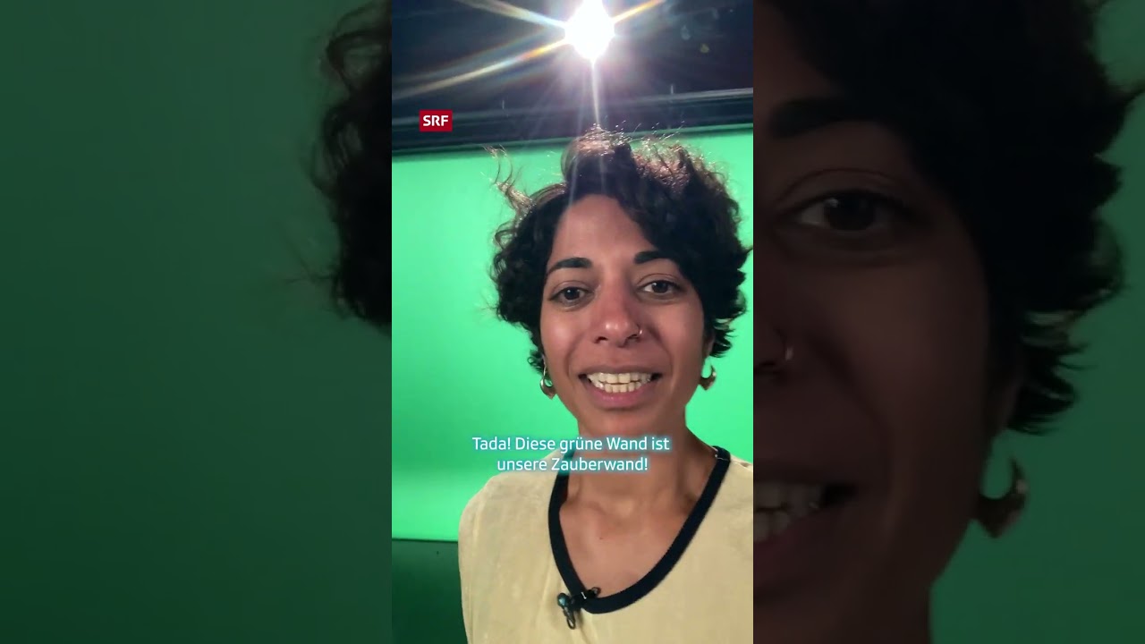 Vor der Zauberwand mit Moderatorin Reena | SRF Kids – Clip und klar! | Kindervideos