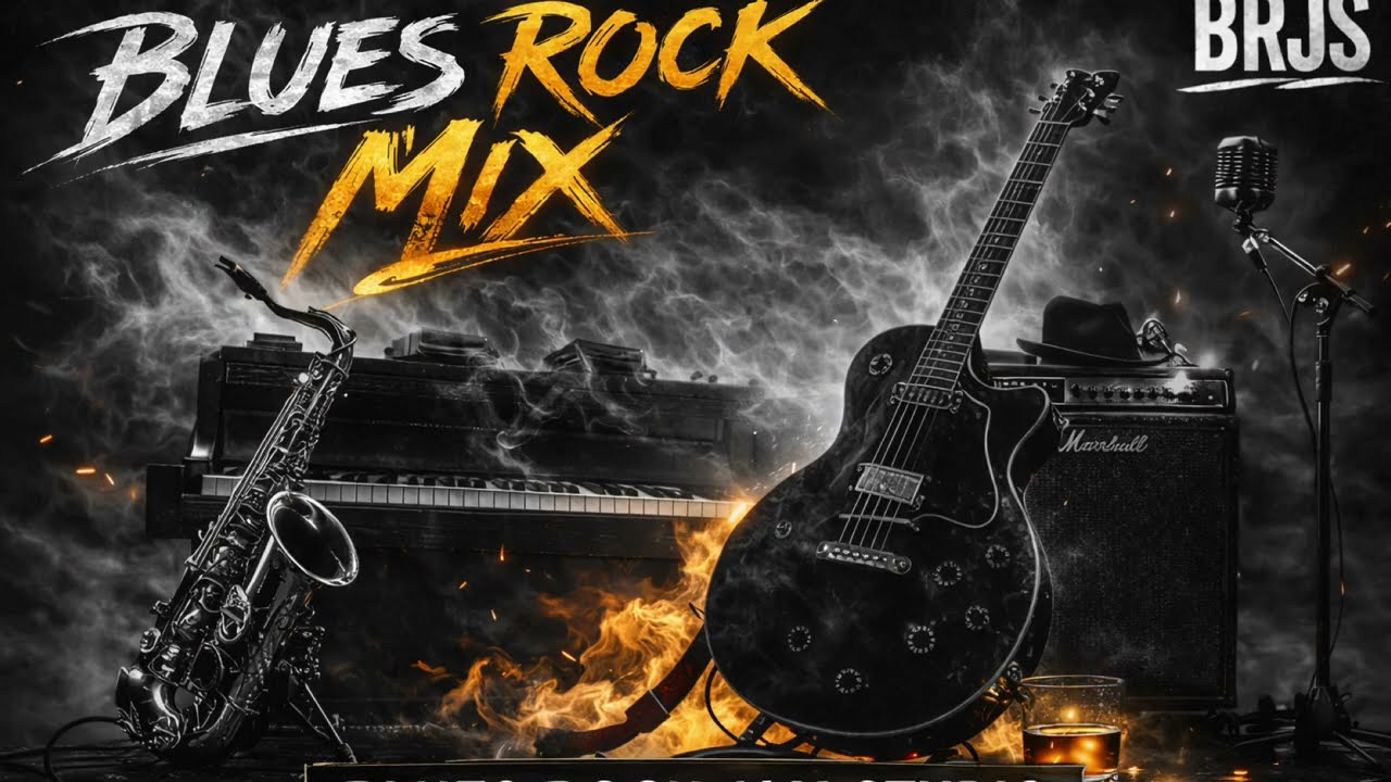 Blues Rock Mix 🔥 Sax Piano Guitar | 1 Hour Blues Rock Jam