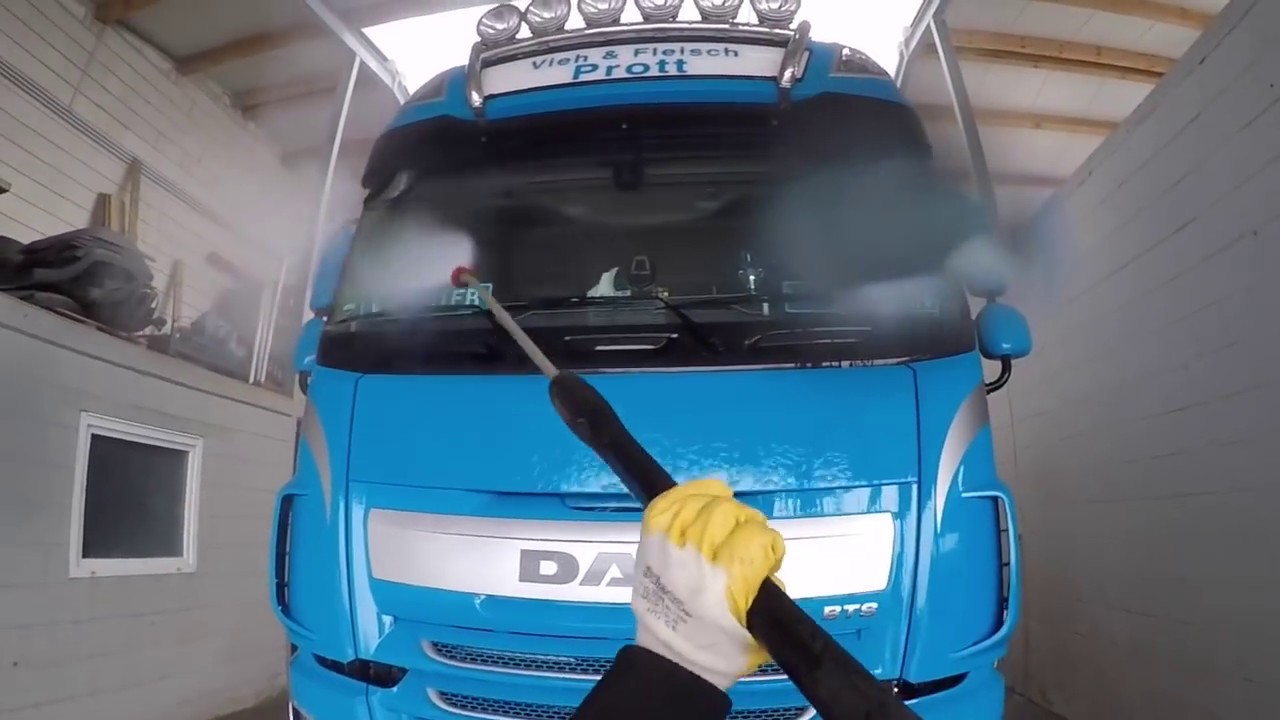 Cum spal eu camionul (Wie wasche ich den LKW 🚛)