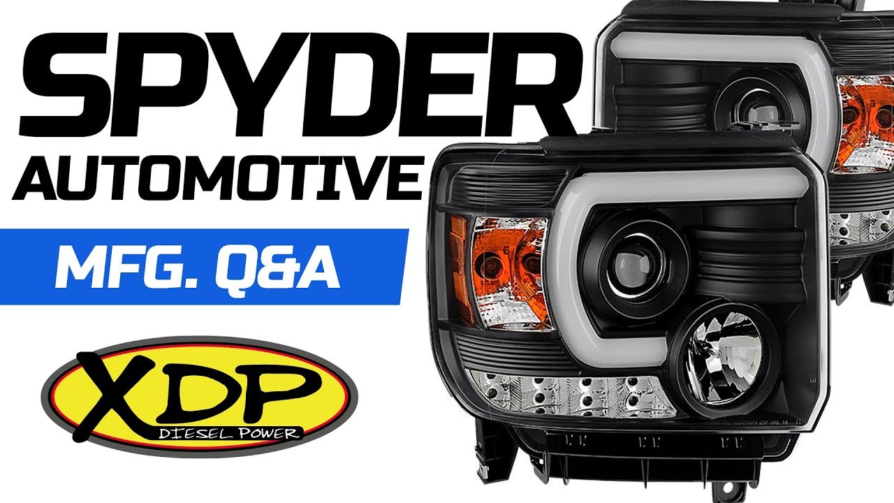Spyder Automotive Lights Product Overview & MFG Q&A