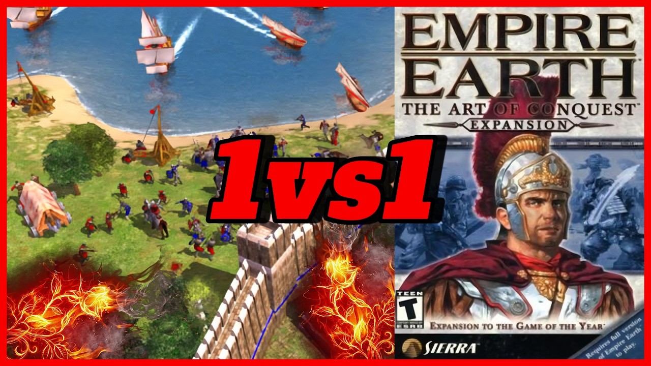 1vs1 Empire Earth II Massive Battle Romans againts British Civilization  #EmpireEarth2