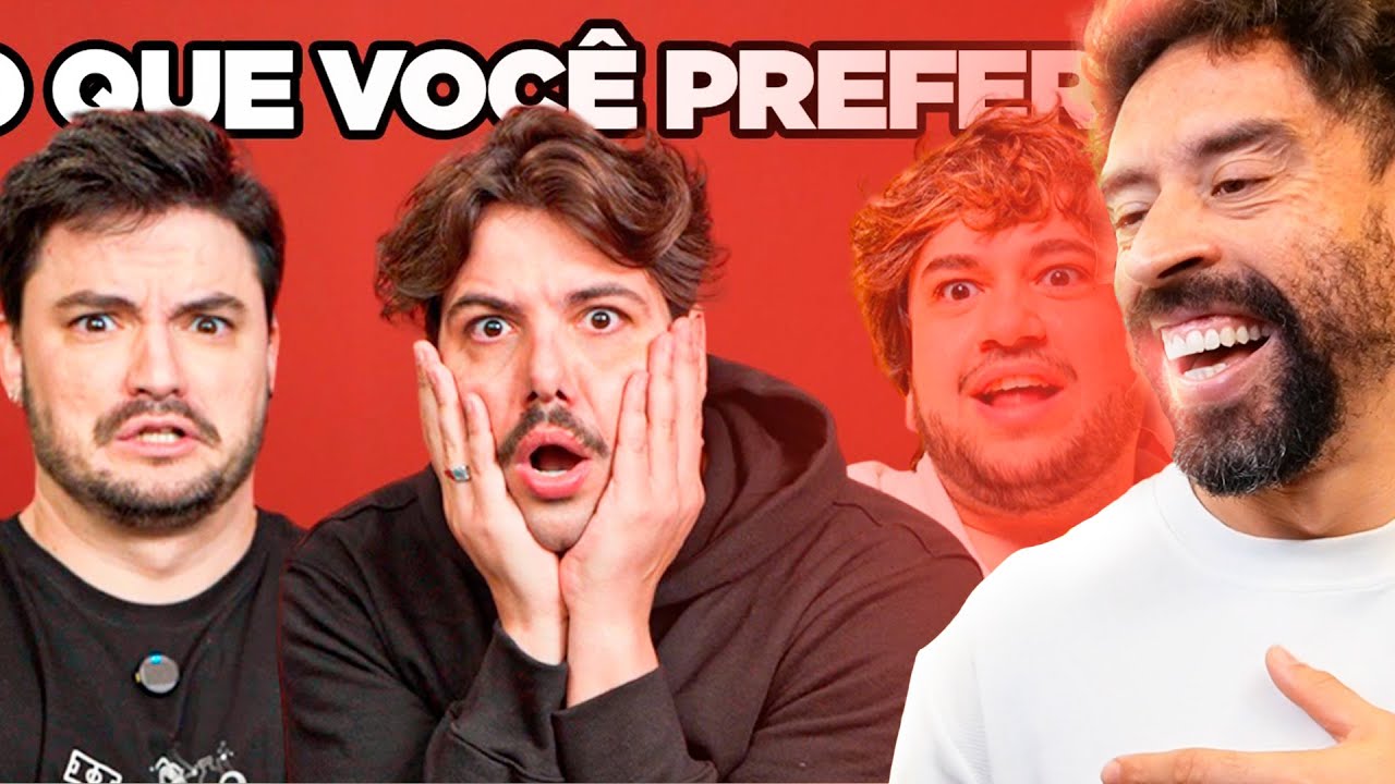 Felipe Neto e eu tomamos decisões impossíveis nesse vídeo (com Brino) - REACT TEDDY E FELIPE NETO