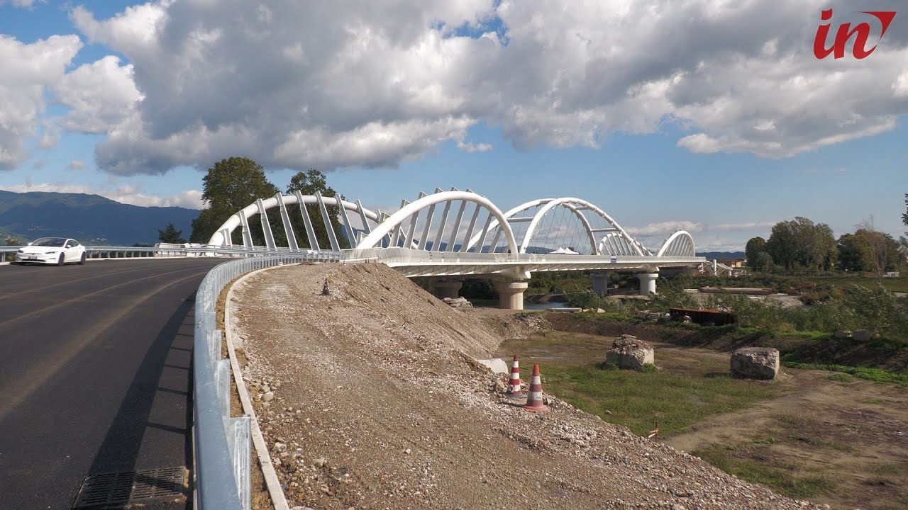 Il nuovo ponte sul Serchio è concluso e pronto per il collaudo. Ancora incerta la data di apertura