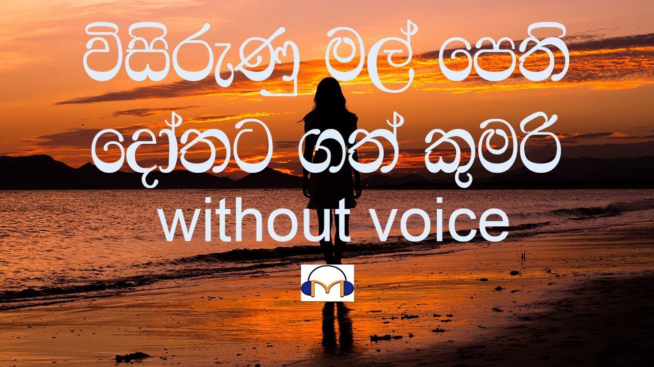 Visirunu Mal Pethi Karaoke (without voice) විසිරුණු මල් පෙති