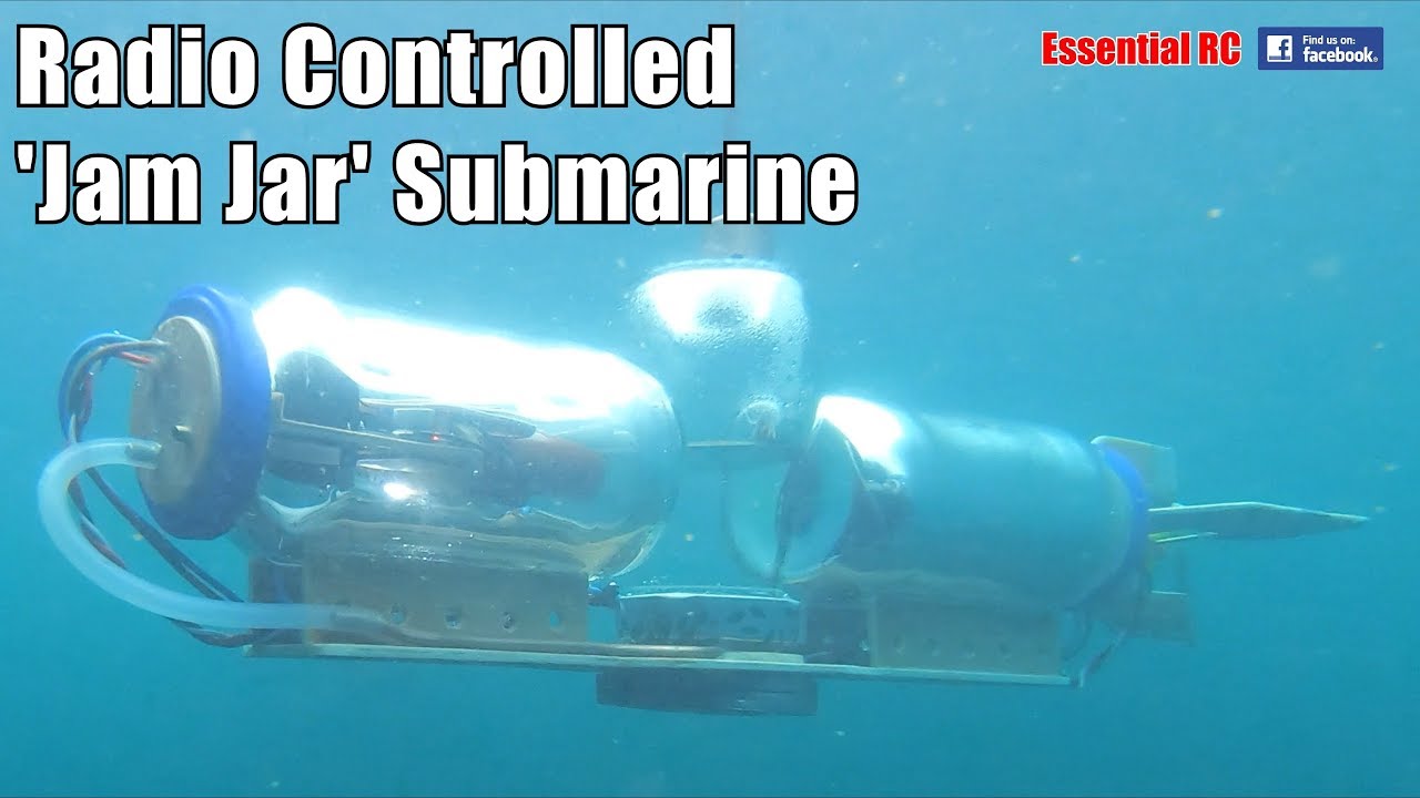 AMAZING radio controlled (RC) 'JAM JAR' SUBMARINE !