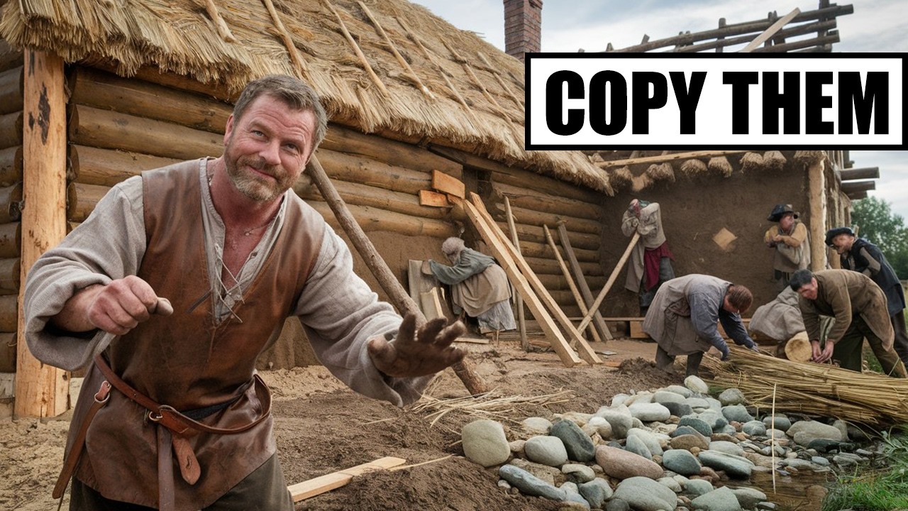 How Medieval Peasants Built Their Homes Using Only Natural Materials
