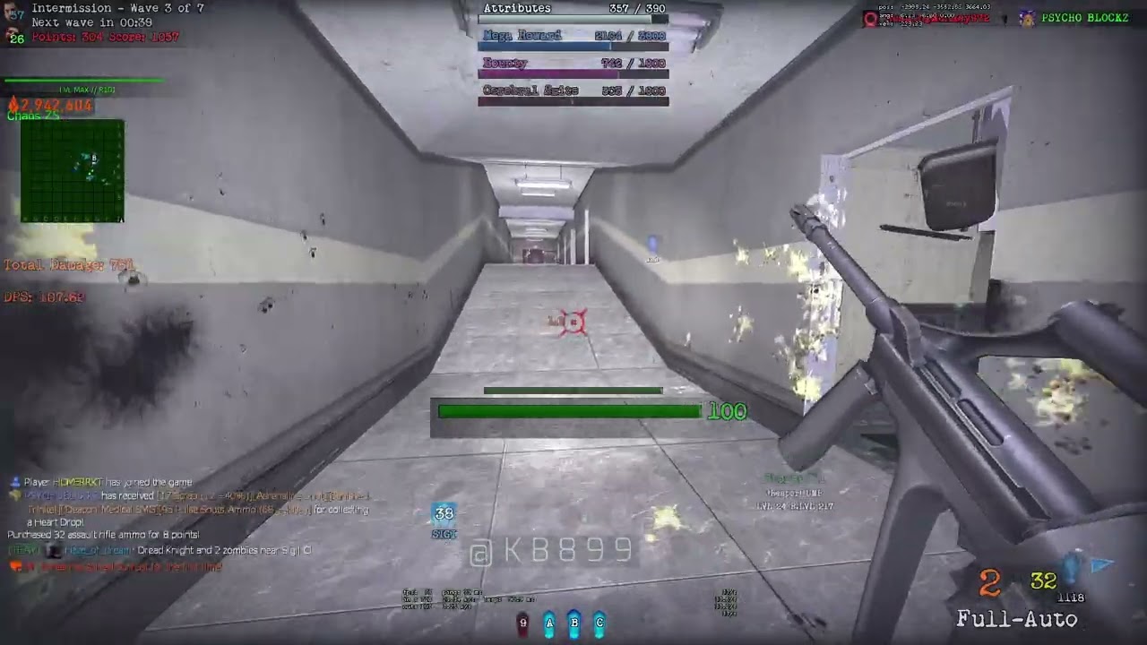 Gmod Zombie Survival: Nearly 10K on CHAOS mode!