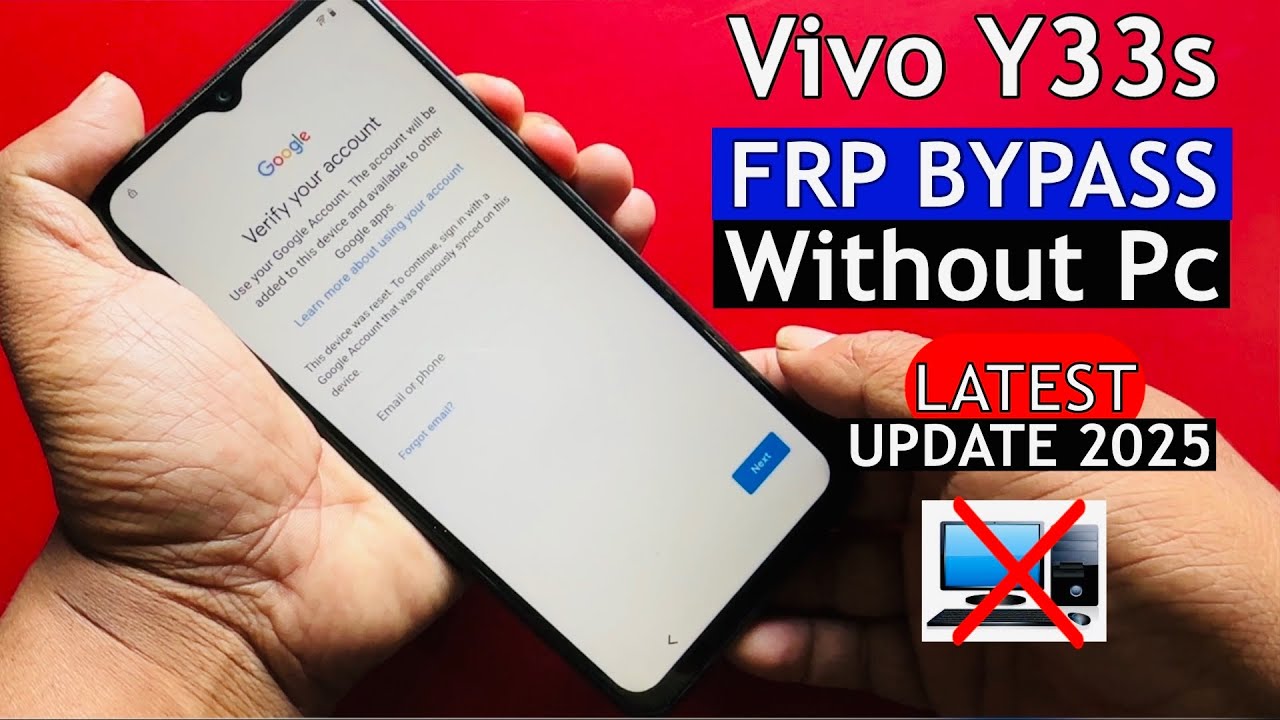 Vivo Y33s Frp Bypass Without Pc | Vivo Y33s Frp Google Bypass 2025